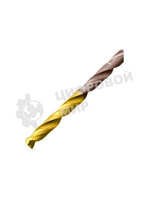 Набор сверл по металлу Denzel 1-13 мм, Р6М5К8-TiN, Golden Tip, 25 шт