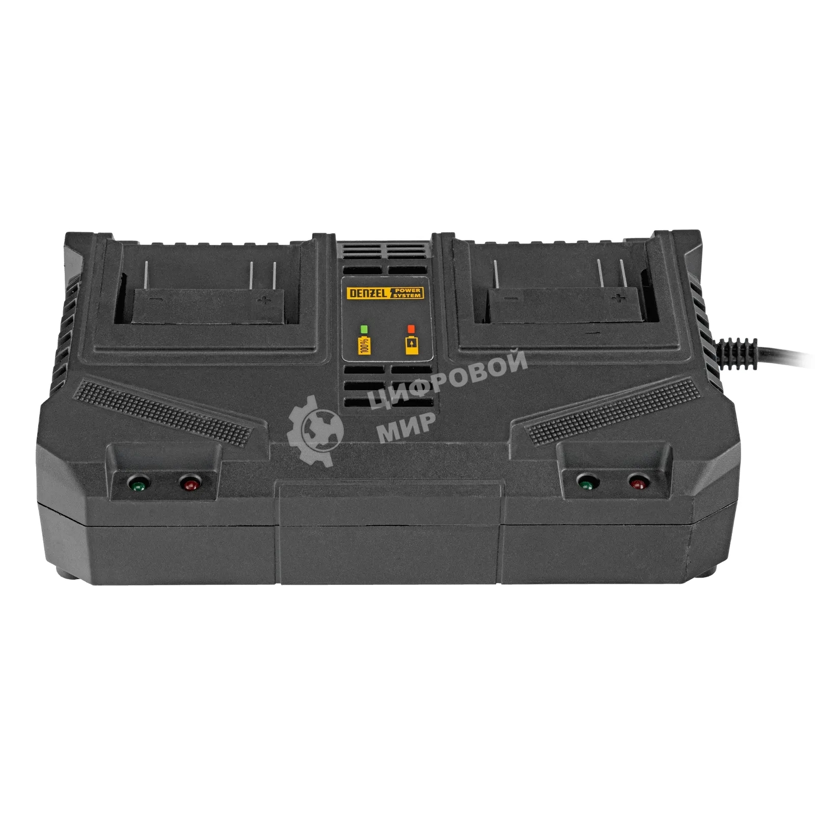 Устройство зарядное для аккумуляторов двухпортовое Denzel BCH-20-4.0x2, Li-Ion, 20 В, 4.0 А