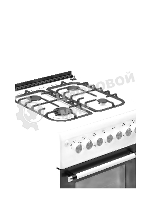Комбинированная плита REEX RPF-50 WH 4 Газовые конфорки Электрическая духовка