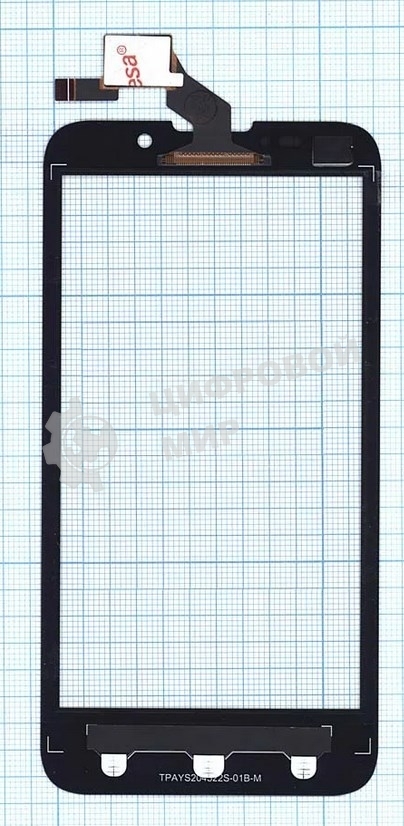 Сенсорное стекло (тачскрин) для ZTE Majesty Z796C, черное