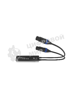 Конвертер Infobit iTrans DX-T-22 аналоговый аудио энкодер (Tx) с PoE: 1xRJ45(Dante); 2хXLR(F) (2 канала IN). 44.1, 48, 96 kHz (24 bit). ПО Dante Controller (платная лицензия)