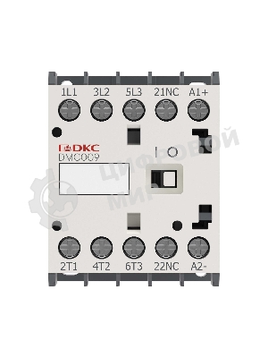 Миниконтактор YON DMC009 9A 4кВт AC3 3P кат. 220В AC 1НО YON DMC009-3C10A230