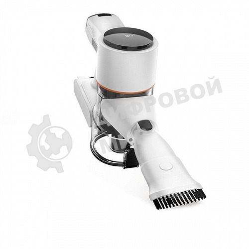 Пылесос вертикальный BQ VCA0103H белый/черный, 2 в 1 вертикальный и компактный/технология циклон, эффективный сбор пыли и простота экплуатации/Quiet performance, низкий уровень шума/до 30 мин непрерывной работы/для эффективной уборки удобный индикатор зар