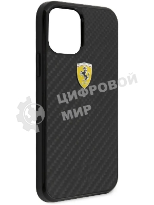 Чехол (клип-кейс) для Apple iPhone 12 mini Ferrari черный (FERCAHCP12SBK)