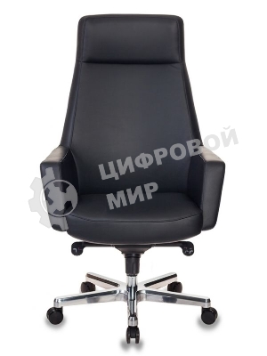 Кресло Бюрократ ANTONIO черный, кожа