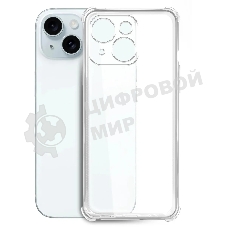 Чехол (клип-кейс) BoraSCO для Apple iPhone 15 Plus прозрачный