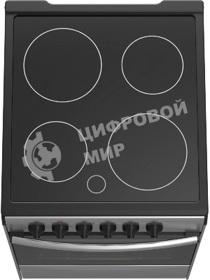 Плита электрическая Darina 1B EC 341 606 silver серебристый/черный, конфорок 4 шт, духовка 50 л, 50 см x 85 см x 56 см