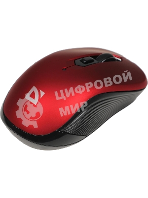 Мышь беспроводная Defender Gassa MM-105 красный, 1600 dpi, радиоканал, USB, кнопки - 6