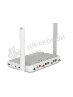 Мультигигабитный интернет-центр Netcraze Hero 5G (NC-4110) с модемом 5G, двумя слотами для SIM-карт, Mesh Wi-Fi 6 AX3000, Smart-коммутатором 1×2.5G и 4×1G, многофункциональными портами USB 3.0 и 2.0