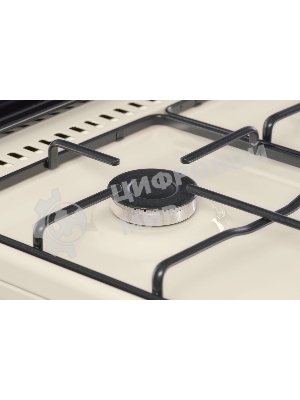 Плита газовая Nordfrost GG 6061 Y бежевый, конфорок 4 шт, духовка 63 л, 60 см x 89 см x 60 см