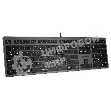 Клавиатура проводная A4Tech Fstyler FX50, USB, серый