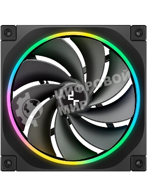 Вентилятор для корпуса Deepcool FL14R-3 IN 1 140mm, 500-1700rpm, 66.59CFM, 31.46dBa (3-pack)