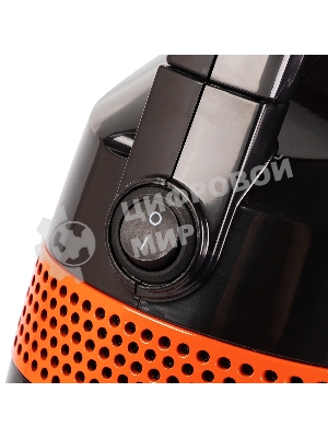 Пылесос вертикальный Endever SkyClean VC-294 черный/оранжевый, питание от сети, 120 Вт, уборка сухая, пылесборник 1.5 л