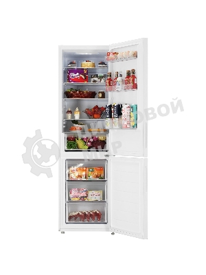 Холодильник Haier CEF537AWG белый двухкамерный 263/105 л морозилка снизу, No Frost