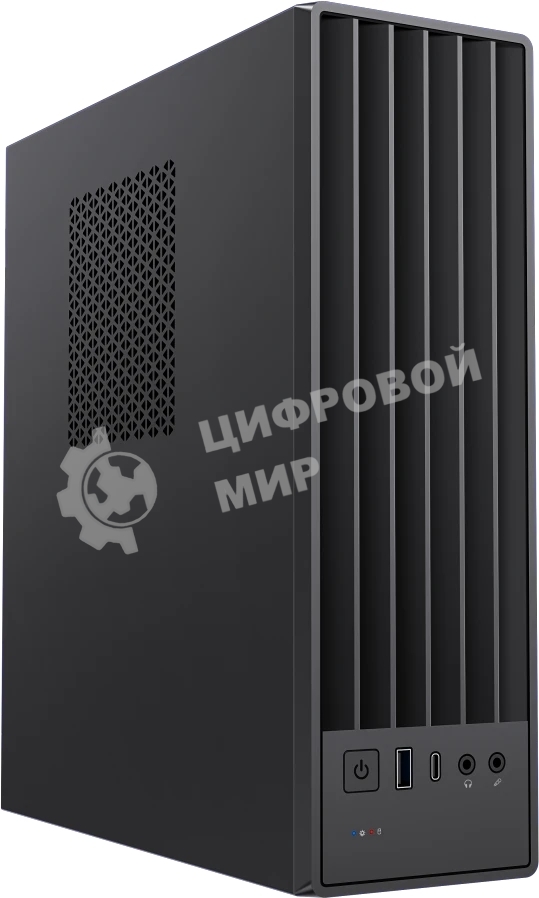 Корпус Foxline FL-461-FLX400, Slim-Desktop, чёрный