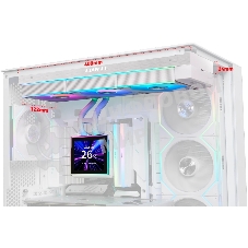 Система водяного охлаждения Lian-Li HydroShift II LCD-S 360CL ARGB Soc-AM5/AM4/1700/1851 белый 4-pin 30dB Al+Cu LCD Ret (G89.GHS2LCDS36CW.R0)