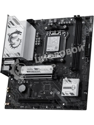 Материнская плата MSI B850M GAMING WIFI, AM5, AMD B850, 2xDDR5, 4xSATA, 2xM.2, 1xPCIe 5.0 x16, 1xPCIe 4.0 x16, 1xDP, 1xHDMI, 1x2.5Gb LAN, Wi-Fi 7, Bluetooth 5.4, 1xUSB-C 10Gbps, 3xUSB-A 5Gbps, 2xUSB-A 2.0, 2x3.5 мм, 7.1, mATX