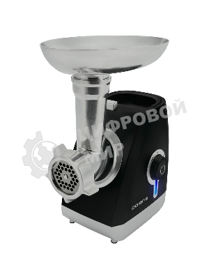 Мясорубка электрическая Polaris PMG 2027L черный, 2000 Вт, 2.0 кг/мин, реверс, защита от перегрузки, металлический лоток, насадки - 5