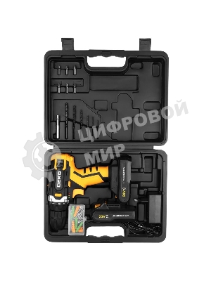 Дрель-шуруповерт Deko Banger 20V ONE, 20 В, 1,5 Ач, 18 Нм, щеточный