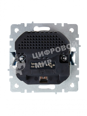 Розетка 1-местная IEK BRITE РЮш11-1-БрКр (BR-R14-16-U22-018-K10) с заземлением, с защитными шторками, 16А, с USB A+C 18 Вт, бежевый