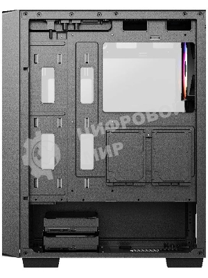 Компьютерный корпус Powercase Mistral AY4B ARGb, Tempered Glass, 4x 120мм ARGb Fans, черный, ATX (CMAYB-A4)