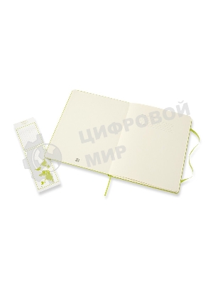 Блокнот Moleskine CLASSIC QP090C2 XLarge 190х250мм, 192 страниц, линейка, твердая обложка, лайм
