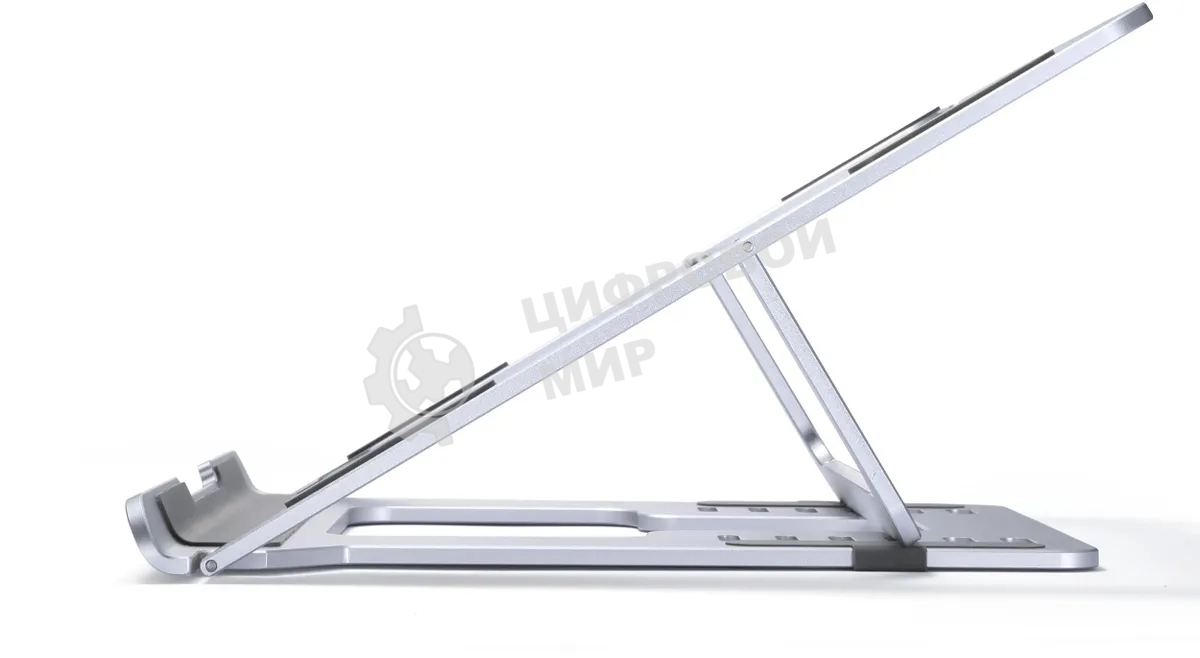 Подставка для ноутбука Buro BU-LS120 238x17x215мм 450г алюминий серебристый