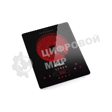 Плита настольная инфракрасная Kitfort КТ-153 черный/серебристый стеклокерамика