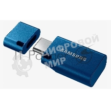 Флешка USB Samsung MUF dark blue (MUF-128DA/AM), 128Gb, USB 3.2 Gen 1 Type C, R/W 400/100, темно-синий