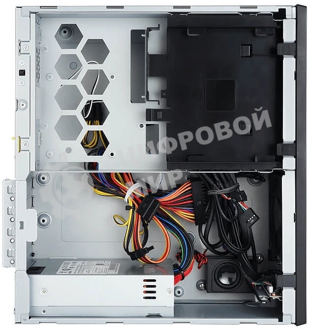 Компьютерный корпус Slim Desktop INWIN CJ708BL IP-S265AU7-2 80plus Bronze, U3*2+U2*2+A(HD)+TYPE 3.1C + FAN 80*15мм + intrusion switch INWIN Slim Case