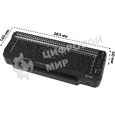 Ламинатор Cactus CS-LAB-F1 черный A4 (70-125мкм) 25 см/мин (2 вал.) хол. лам. лам. фото