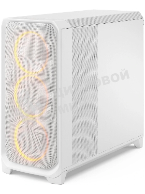 Корпус Fractal Design Meshify 3 XL White RGB TG Clear Tint, Midi-Tower, белый, 3 x 140 мм