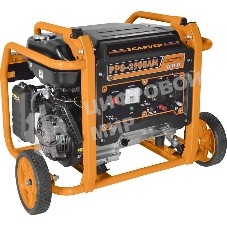 Электрогенератор бензиновый Carver PPG-3900АM, 3 кВт, 95 дБ, 51 кг