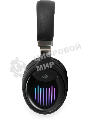Беспроводные/проводные наушники Digma BT-16 черный, накладные, Bluetooth + проводной, складная конструкция, до 10 ч