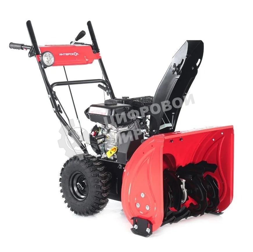 Снегоуборщик бензин. Интерскол СМБ-56/7Ф, 5.2кВт, 7л.с.