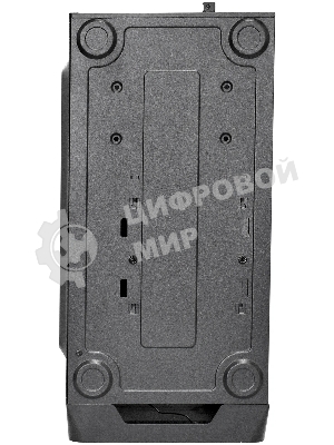 Компьютерный корпус Miditower ExeGate XP-332-UNS450 (ATX, БП UNS450 с вент. 12см, 2хUSB, аудио, черный)