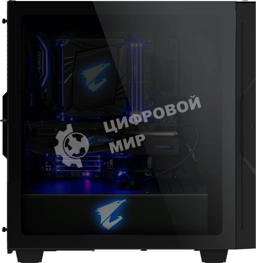 Компьютерный корпус Gigabyte AORUS С300 Gb-AC300G черный без БП ATX 4x120мм 4x140мм 2xUSB 3.0 audio bott PSU