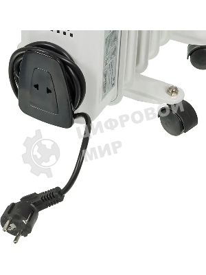 Обогреватель масляный Ballu Classic BOH/CL-07WRN (7 секций), белый, 1500 Вт, 20 м2, термостат