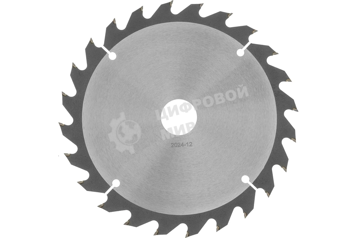 Пильный диск по дереву Denzel ф200 х 30 мм, 24 зубьев 733447
