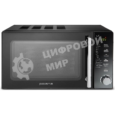 Микроволновая печь Polaris PMO 2002DG RUS черный, 20 л, 700 Вт, переключатели - кнопки, поворотный механизм