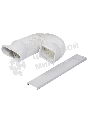 Кондиционер мобильный Ballu Aura BPAC-07 CP/N1_24Y 7000 BTU, 18 м², 47 дБ, охлаждение, осушение, белый