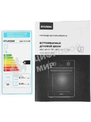Духовой шкаф электрический Hyundai HEO 45411 BE стекло бежевое