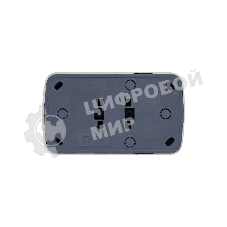 Розетка EKF Basic Минск EGR16-128-10 2-местная ОП 16А с заземлением белая