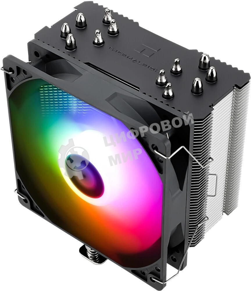 Кулер для процессора Thermalright Burst Assasin 120 ARGb (4-pin PWM, 154мм, Ni/CU, 6x6мм, ARGb, 1x120мм, 66.17CFM, 25.6dBA, 1550RPM, S: 1700, 1200, 115X, AM5, AM4)