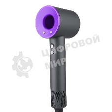 Фен Blackton Bt HD1818M серый/фиолетовый, 1800 Вт, ионизация