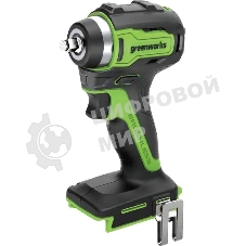 Гайковерт ударный аккумуляторный GreenWorks GD24IW200, 24v, 200 Нм, без АКБ и ЗУ (3803607)