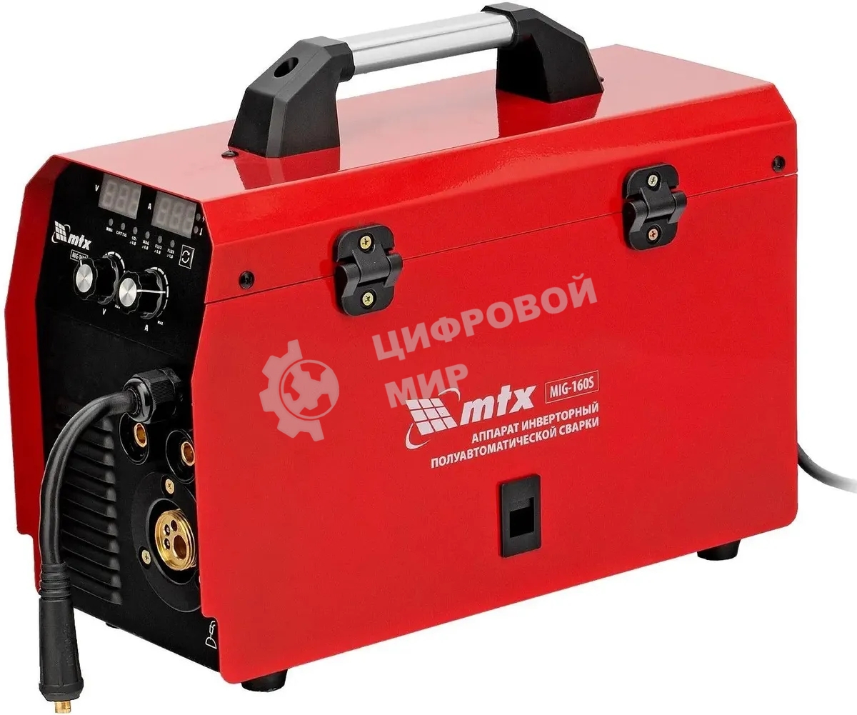 Аппарат инвертор. полуавтомат. cварки MTX MIG-160S, 160A, ПВ 60%, катушка 5 кг