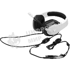 Гарнитура Bloody G260P белый-чёрный, проводная, USB, подсветка