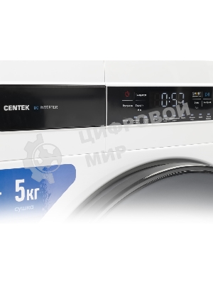 Стирально-сушильная машина Centek CT-1951 белый, загрузка фронтальная 8 кг, 1400 об/мин., класс: А+++