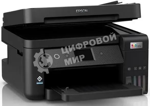 МФУ струйное Epson L6290, (C11CJ60505/C11CJ60405/C11CJ60507/C11CJ60408/C11CJ60406), А4, цветной, печ. до 15/8.5 стр/мин., 4800x1200 dpi (печ.), 1200 x 2400 dpi (скан.), Wi-Fi, Ethernet, USB